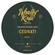 WhollyKaw Wholly Kaw Cedrati Shaving Collection Shaving Set Dark Slate Gray Shaving Soap 4 oz