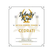 WhollyKaw Wholly Kaw Cedrati Shaving Collection Shaving Set Dark Slate Gray Aftershave Toner 4 oz