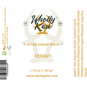 WhollyKaw Wholly Kaw Cedrati Shaving Collection Shaving Set Antique White Aftershave Balm 1.76 oz