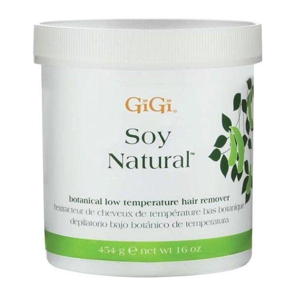 GiGi Gigi Soy Natural Botanical Low Temperature Hair Remover 16 Oz Hair Remover Light Gray