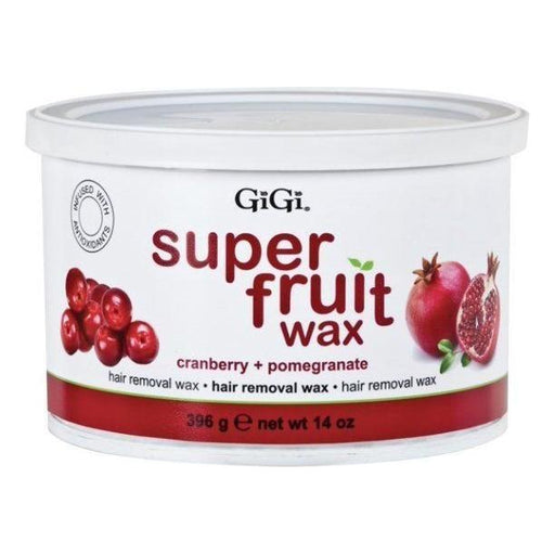 GiGi Gigi Super Fruit Wax Cranberry Pomegranate 14 Oz Hair Removal Wax Lavender