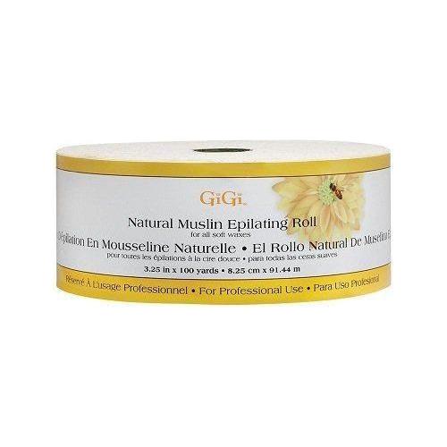 GiGi Gigi Natural Muslin Epilating Roll 3.25 In X 100 Yards Epilating Roll Light Gray