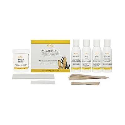 GiGi Gigi Sugar Bare Microwave Formula Hair Removal System 35 Piece Kit Hair Removal System Antique White
