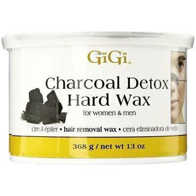 GiGi Gigi Charcoal Detox Hair Removal Hard Wax 13 Oz Hair Removal Wax Beige