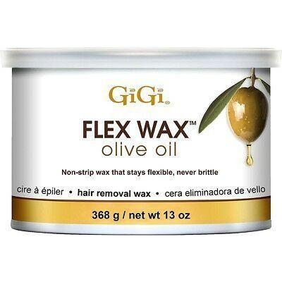 GiGi Gigi Olive Oil Flex Wax  13 Oz Waxing Product Light Gray