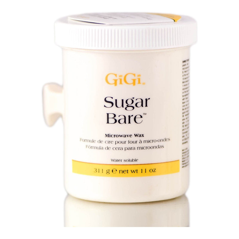 GiGi Gigi Sugar Bare Microwaveable Wax 11 Oz Hair Removal Wax Antique White