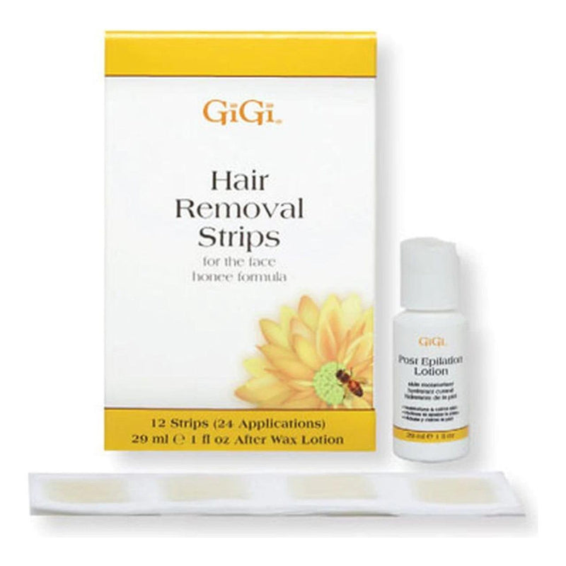 GiGi Gigi Hair Removal Strips Honee Formula 12 Strips Hair Removal Strips Lavender