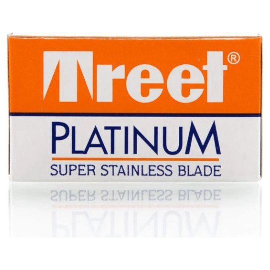 Treet Treet Platinum Super Stainless Doubleedge Blades 10 Razor Blades Razor Blades Antique White