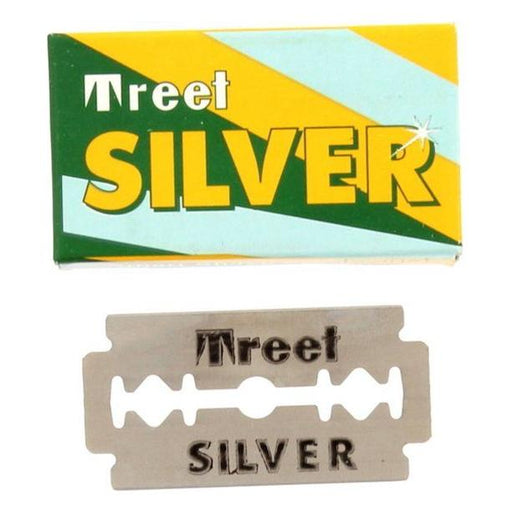 Treet Treet Silver Double Edge Razor Blades, 10 pack Razor Blades Dark Gray