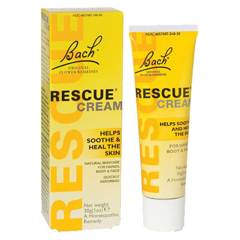 Bach Flower Bach Flower Rescue Remedy Cream 30g Alternative Therapy Cream Goldenrod