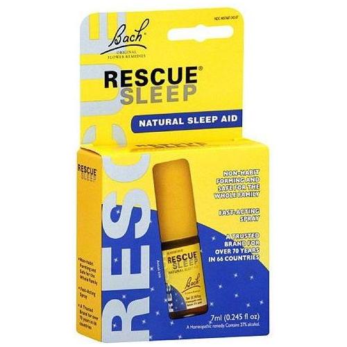 Bach Flower Bach Flower Remedies Rescue Sleep 0.25 oz Bach Flower Remedies Dark Slate Blue