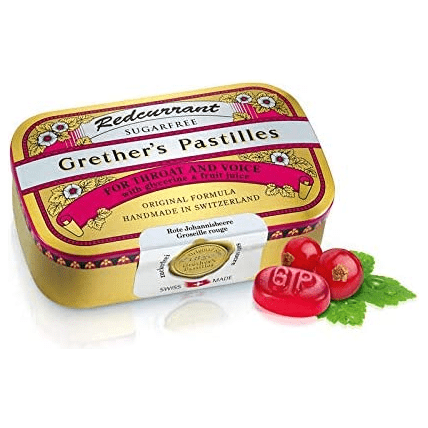 Grether's Pastilles Grether's Pastilles Red Currant Sugarfree 3.75 oz 44 Lozenges Lozenges Antique White