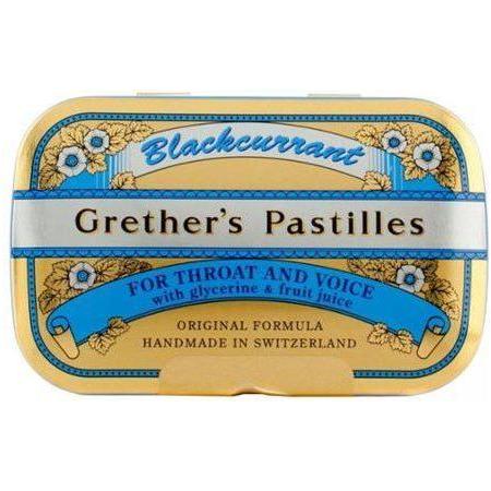 Grether's Pastilles Grether's Pastilles Blackcurrant Sugar-free 3.75 Oz - 44 Lozenges Lozenges Tan
