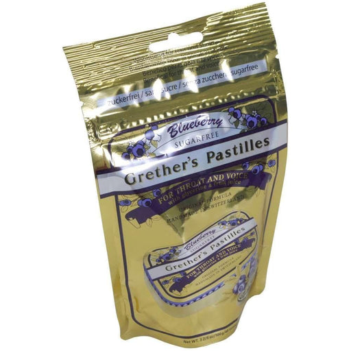 Grether's Pastilles Grether's Pastilles Blueberry Sugar-free 44 Lozenges Bag Lozenges Dim Gray