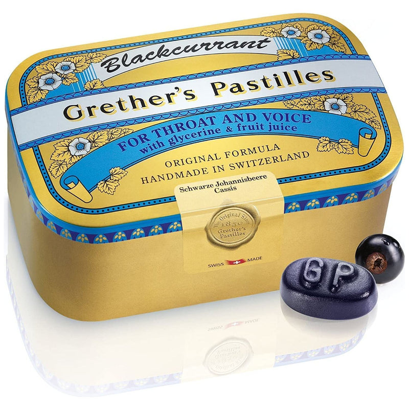 Grether's Pastilles Grether's Pastilles Blackcurrant 176 Lozenges Lozenges Dark Slate Blue
