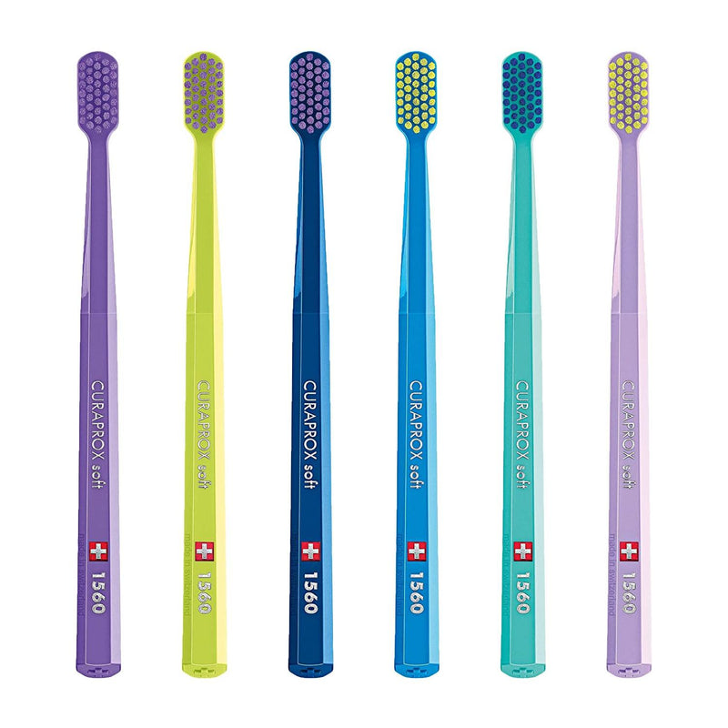 Curaprox Curaprox 1560 Soft Toothbrush (Assorted Colors) Oral Care Light Gray