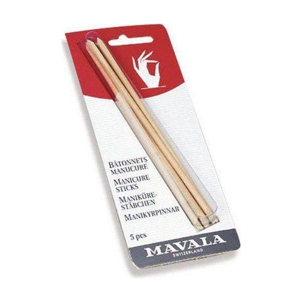Mavala Mavala Manicure Sticks Wood 5 Pieces Manicure Sticks Antique White