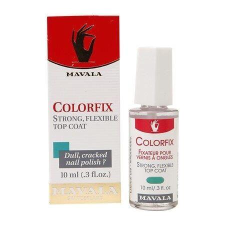 Mavala Mavala Colorfix Strong Flexible Top Coat 0.3 Oz Nail Polish Top Coat Light Gray