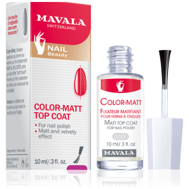 Mavala Mavala Color-Matt Top Coat 0.3 oz Nail Polish Light Gray