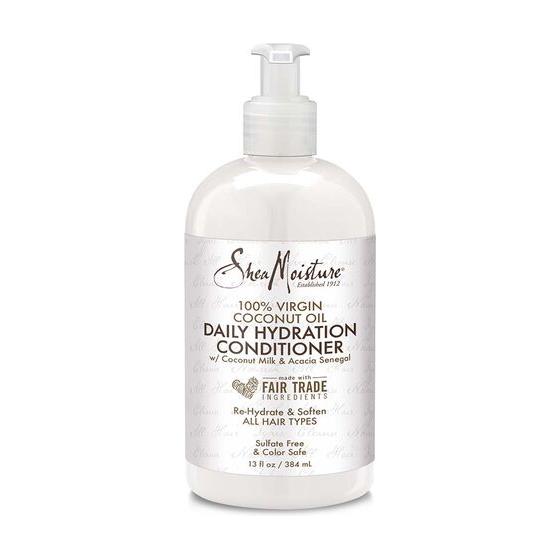 SheaMoisture Shea Moisture Virgin Coconut Oil Daily Hydration Conditioner 384ml Hair Conditioner Beige