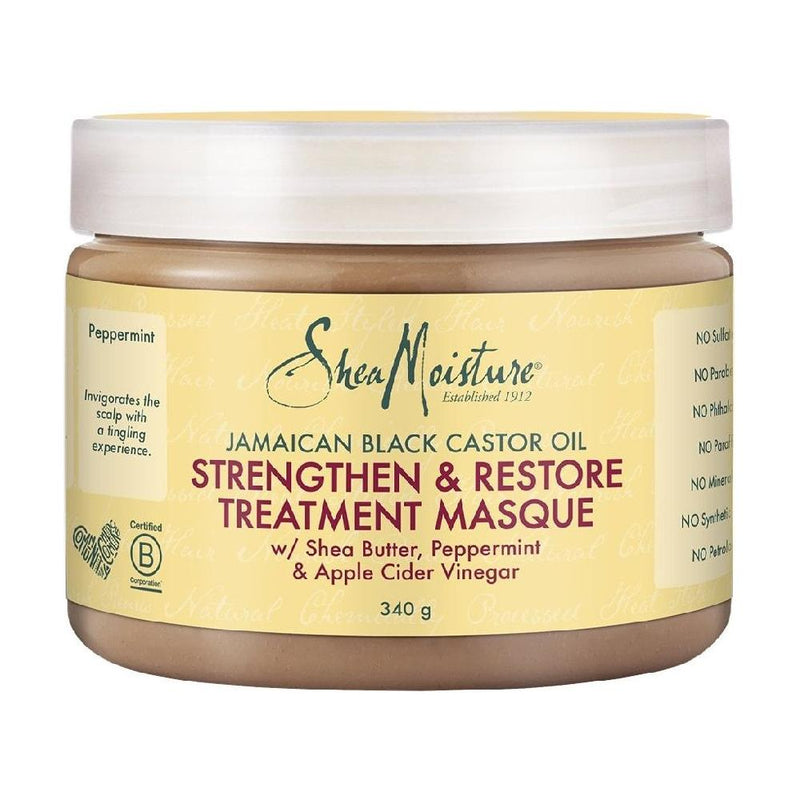 SheaMoisture Shea Moisture Strengthen, Grow & Restore Treatment Masque 340g Hair Treatment Masque Tan