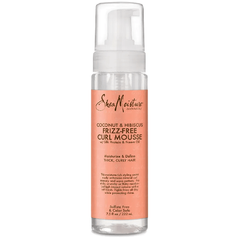 SheaMoisture SheaMoisture Coconut & Hibiscus Frizz-Free Curl Mousse 220ml Curl Mousse Dark Salmon