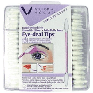 Victoria Vogue Victoria Vogue #505 Double Pointed Eye Tips 128 Ct Eye Tips Light Gray