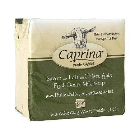 Canus Canus Caprina Fresh Goat's Milk Soap, Olive Oil & Wheat, 9.6 oz Bath Wheat