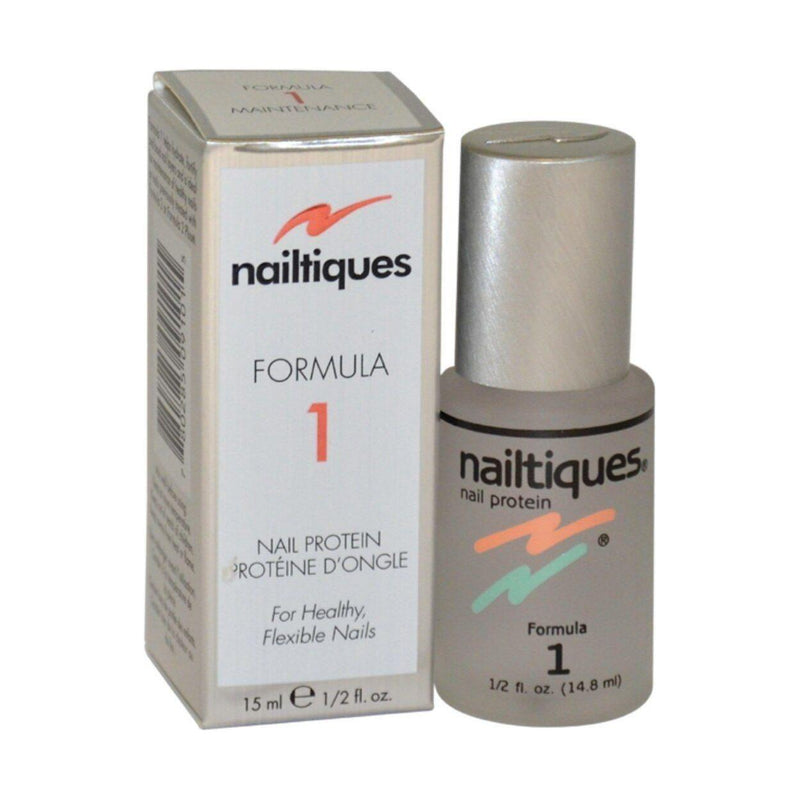 Nailtiques Nailtiques Nail Protein Formula 1 Maintenance 0.5 fl oz Nail Protein Formula Dark Gray
