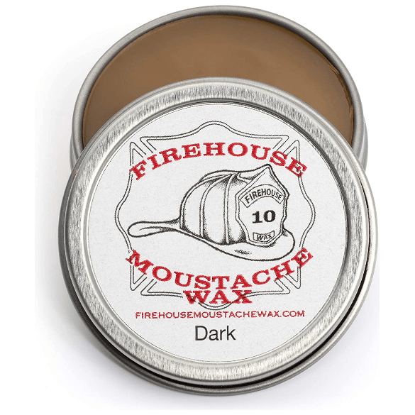 Firehouse Firehouse Dark Moustache Wax 1 oz Moustache Wax Dark Olive Green
