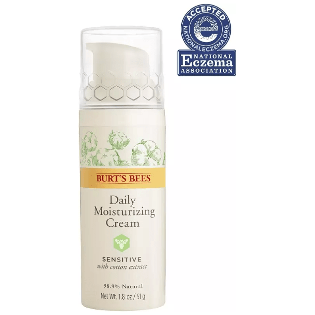 Burt's Bees Burt's Bees Daily Face Moisturizer Cream for Sensitive Skin 1.8oz Face Moisturizer Light Gray