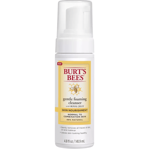 Burt's Bees Burt's Bees Skin Nourishment Gentle Foaming Cleanser 4.8oz Foaming Cleanser Antique White