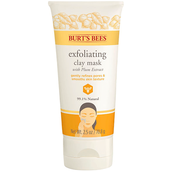 Burt's Bees Burt's Bees Exfoliating Clay Facial Mask 2.5oz Facial Mask Antique White