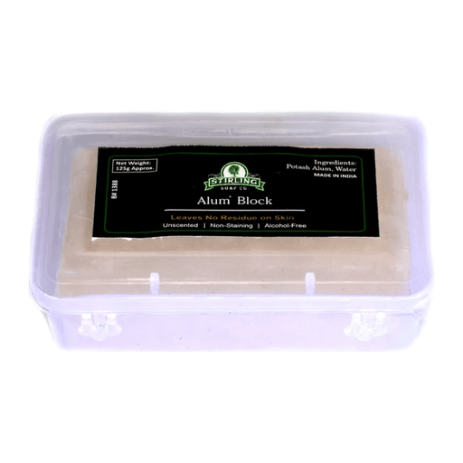 Stirling Soap Co Stirling Soap Co. Alum Block 125g Alum Block Light Gray