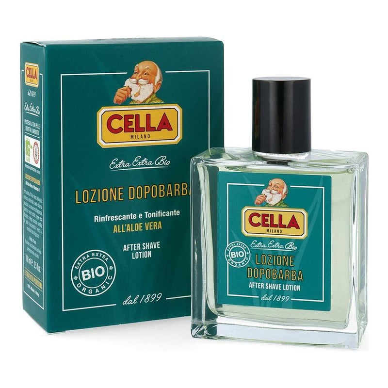 Cella Cella Organic After Shave Lotion With Aloe Vera 100 Ml After Shave Lotion Gray