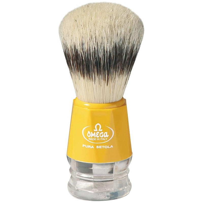 Omega Omega Boar Bristle Shaving Brush Assorted Colors #10218 Shaving Brush Gray