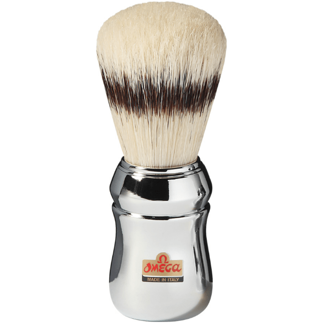 Omega Omega 20248 Pure Bristle Shaving Brush Shaving Brush Light Gray