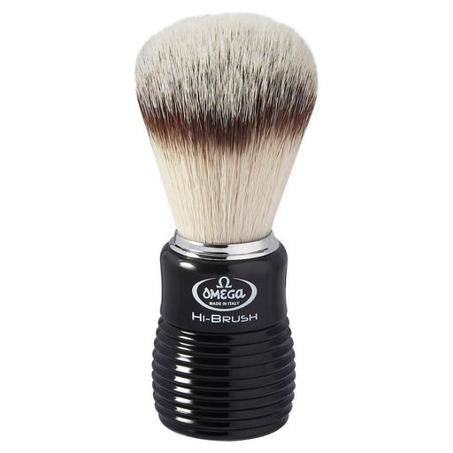 Omega Omega Hi-Brush Fiber Synthetic Shaving Brush #46081 Shaving Brush Gray