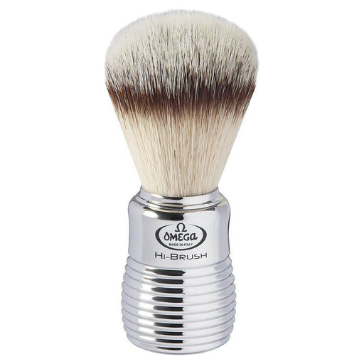 Omega Omega Brush Synthetic Badger Fiber Hi Quality Genuine Shaving Brush #46113 Shaving Brush Light Gray