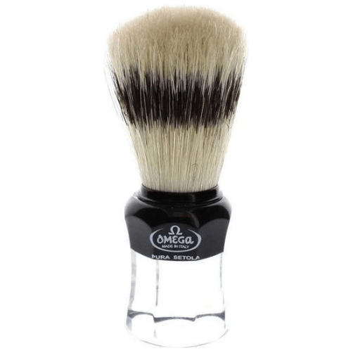 Omega Omega 81064 Banded Boar Shaving Brush Shaving Brush Dark Gray