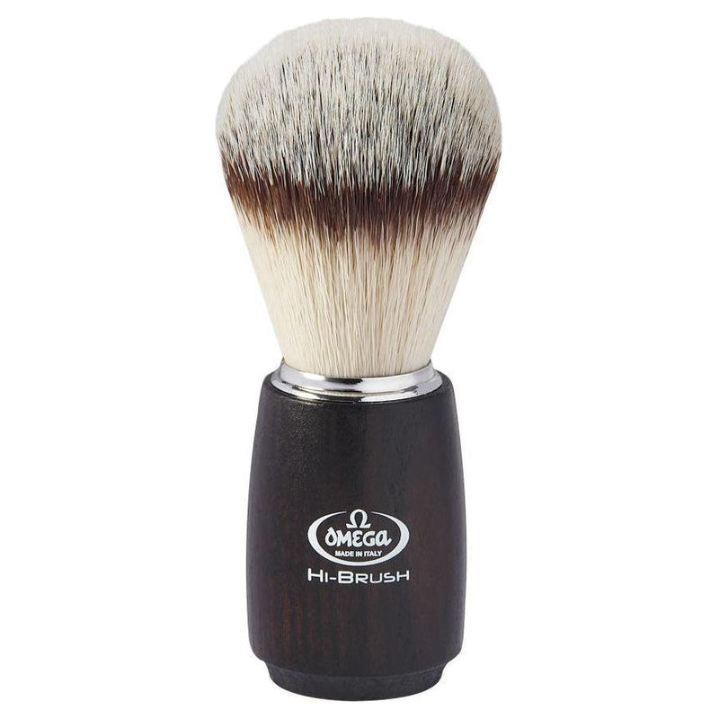 Omega Omega Hi Brush Synthetic Shaving Brush #0146712 Shaving Brush Light Gray