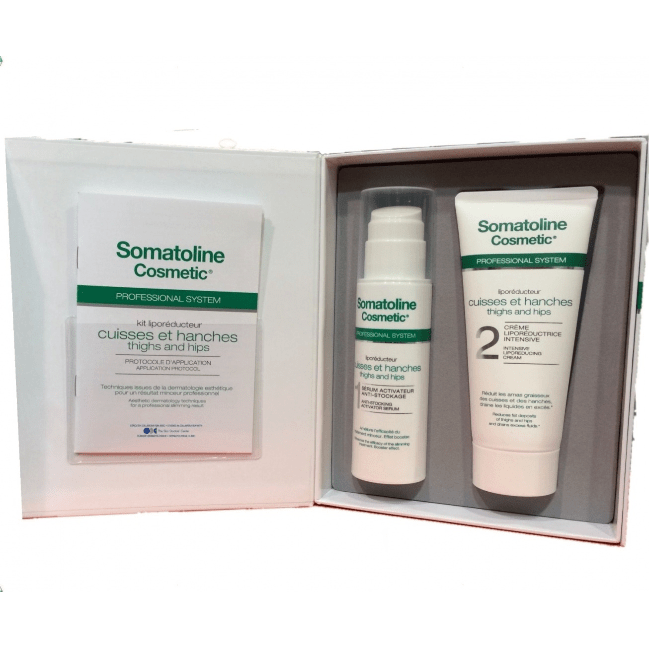 Somatoline Somatoline Cosmetic Professional System Thighs and Hips Liporeducing KIT Body Care Product Light Gray