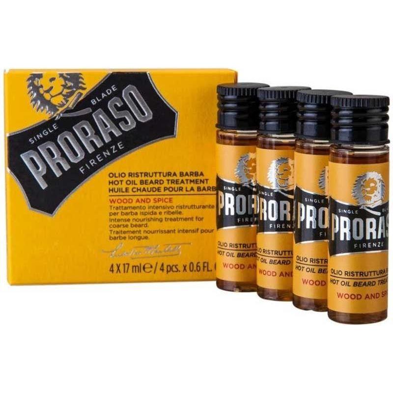 Proraso Proraso Beard Hot Oil Treatment 4 X 0.6 Oz Beard Oil Goldenrod