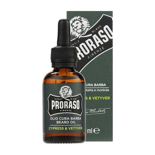 Proraso Proraso Single Blade Cypress & Vetyver Beard Oil 1 Oz Beard Oil Dark Slate Gray