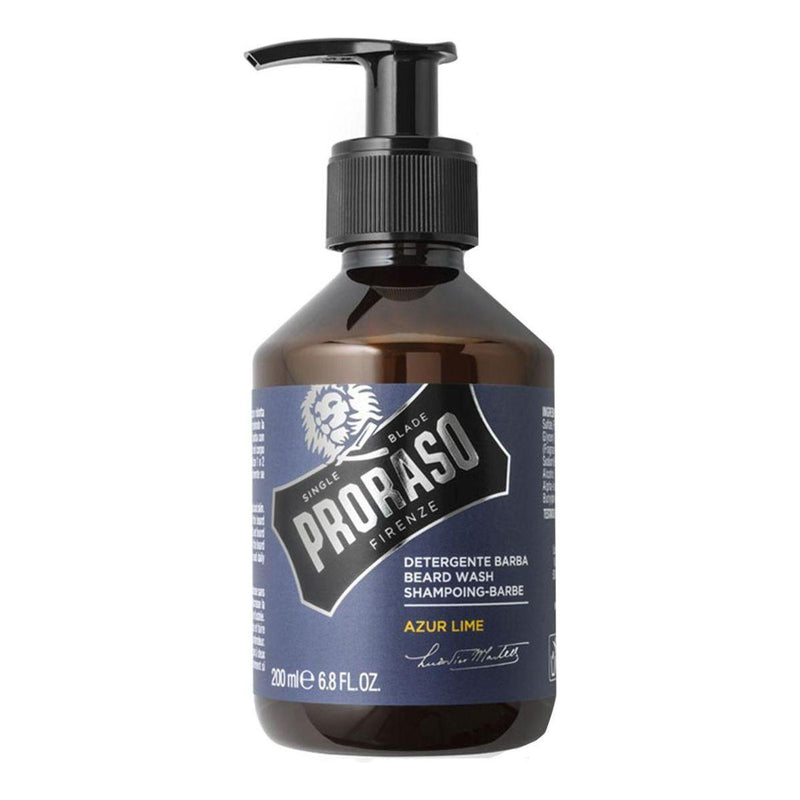Proraso Proraso Single Blade Azur Lime Beard Wash 6.8 Oz Beard Wash Dark Slate Gray