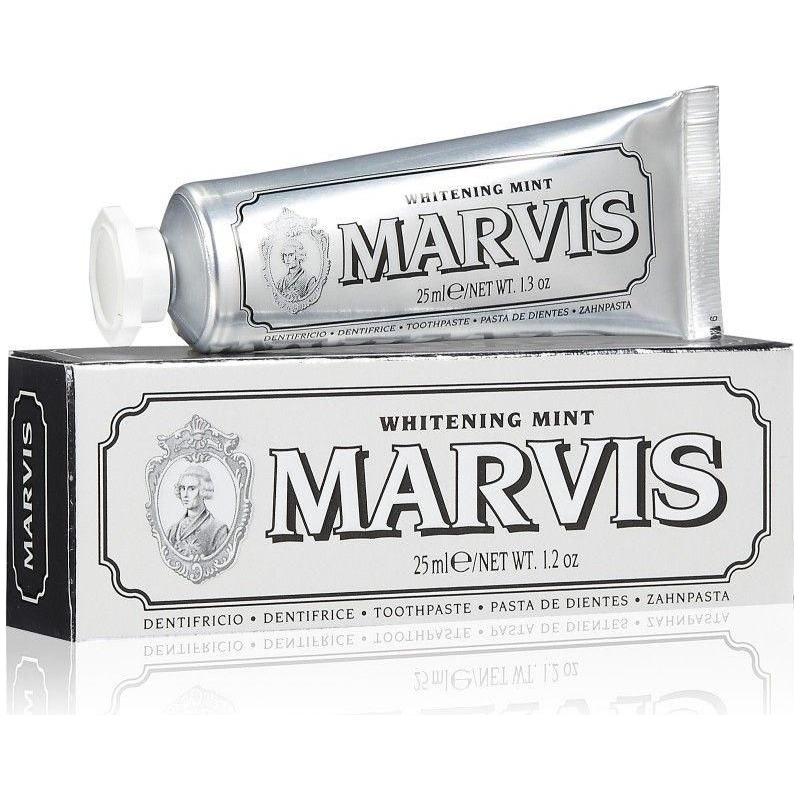 Marvis Marvis Whitening Mint Travel Size Toothpaste 1.29 oz Toothpaste Light Gray