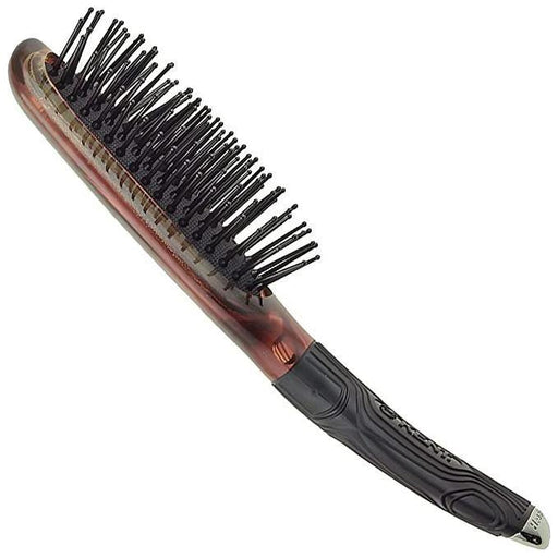 KENT Kent KB Headhog Hair Brush Air Cushioned, Nylon Ball Tipped Quills Hair Brush Dark Slate Gray