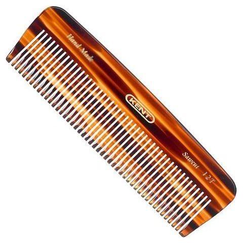 KENT Kent Handmade Comb 12T - 146 mm Medium Size for Thick/Coarse Hair Hair Comb Chocolate