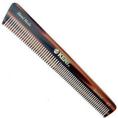 KENT Kent Handmade Comb 4T - 155 mm Coarse and Fine Toothed Comb Hair Comb Dim Gray
