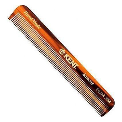 KENT Kent Handmade Comb Slim Jim - 120 mm Fine Toothed Men's Pocket Comb Men's Pocket Comb Black